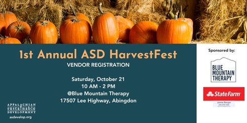 1st Annual ASD HarvestFest Vendor Registration