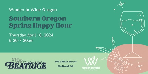 Southern Oregon Spring Happy Hour Humanitix