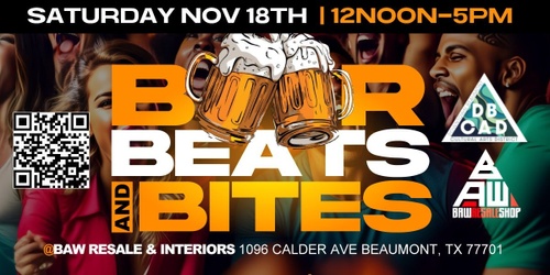 Beer Beats and Bites Humanitix