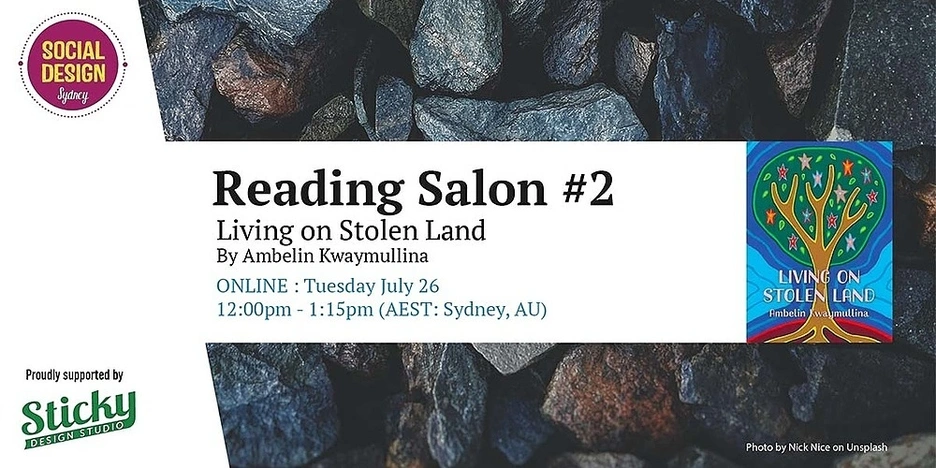 Reading Salon - July 26 12:00pm AEST online