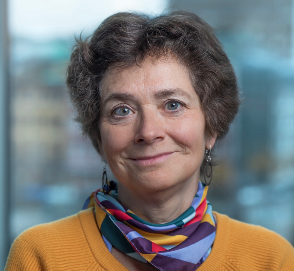 Carina Sild Lönroth, hedersdoktor vid Lärarutbildningen, Karlstads universitet 2021. 
Foto: Nille Leander, Malmö universitet.