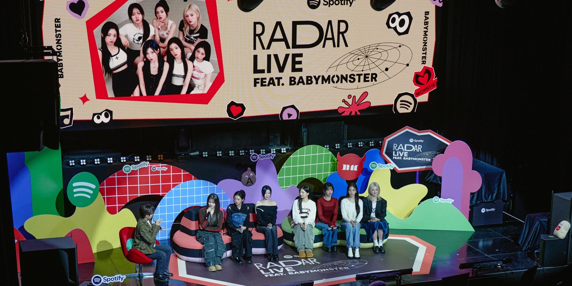 BABYMONSTER captivates fans with talk sessions, games & special missions at Spotify's 'RADAR LIVE' event