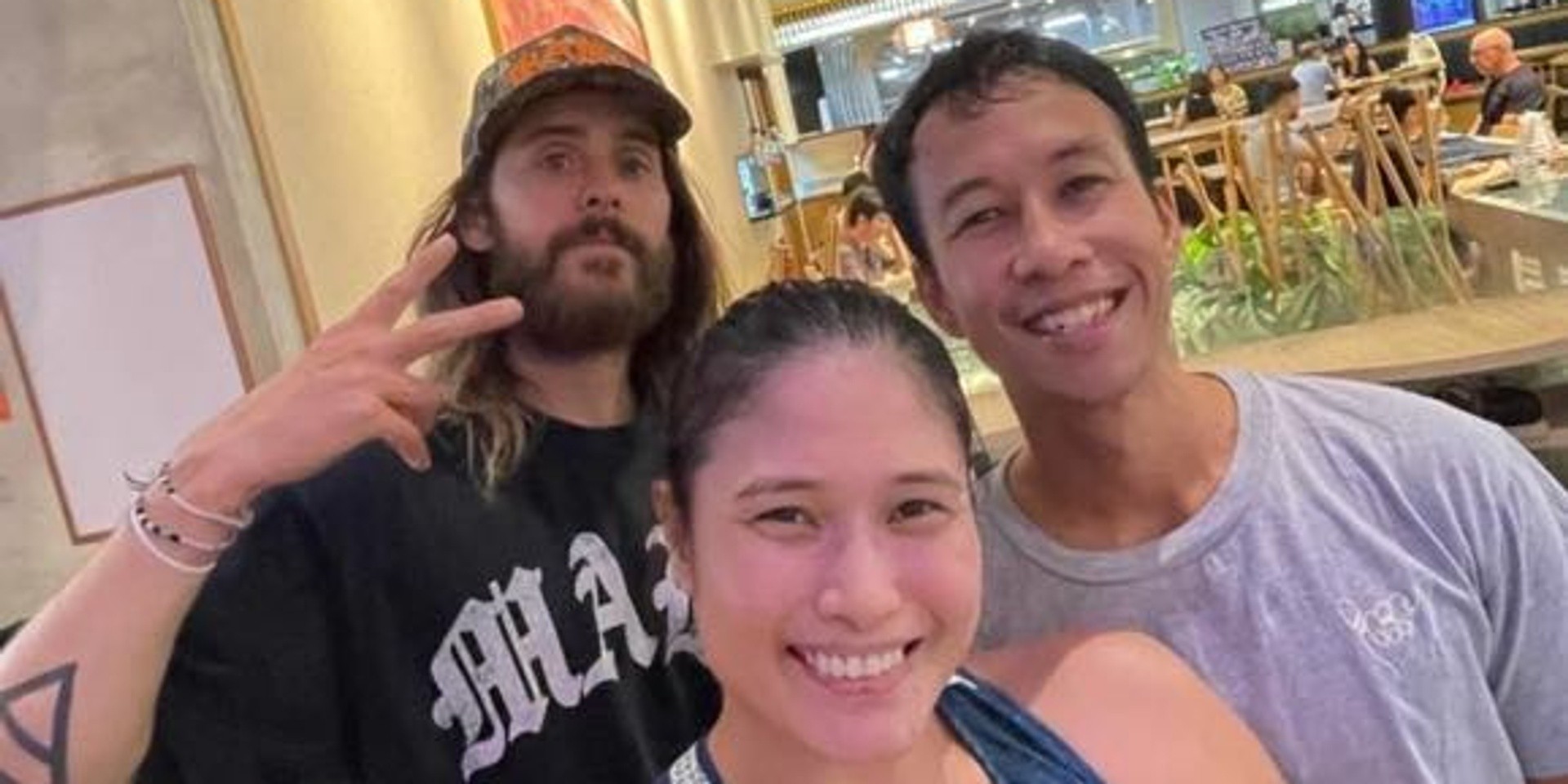 Thirty Seconds to Funan: Jared Leto spotted climbing at Singapore mall