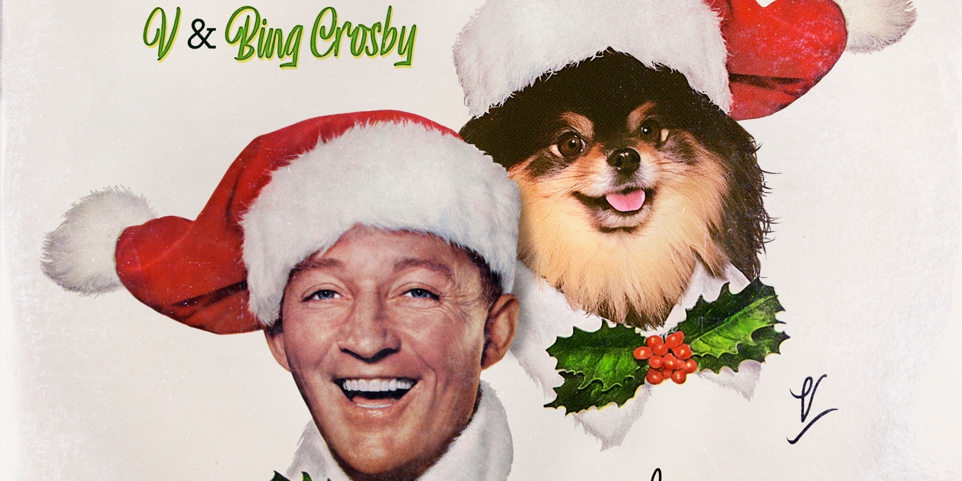 V of BTS and Bing Crosby unite for a duet on ‘White Christmas’