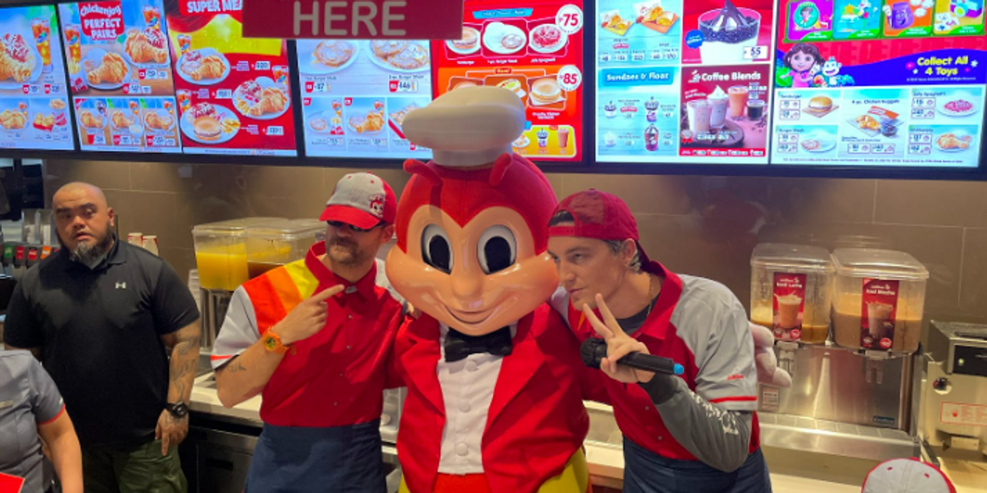 LANY served lucky fans during a surprise Jollibee takeover in  the Philippines