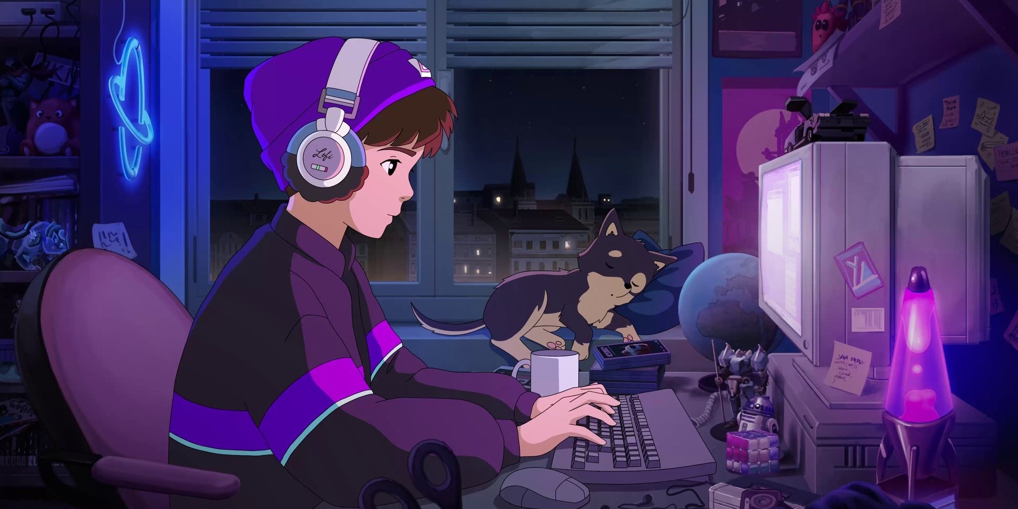 Lofi Girl meluncurkan streaming langsung synthwave 24 jam baru yang