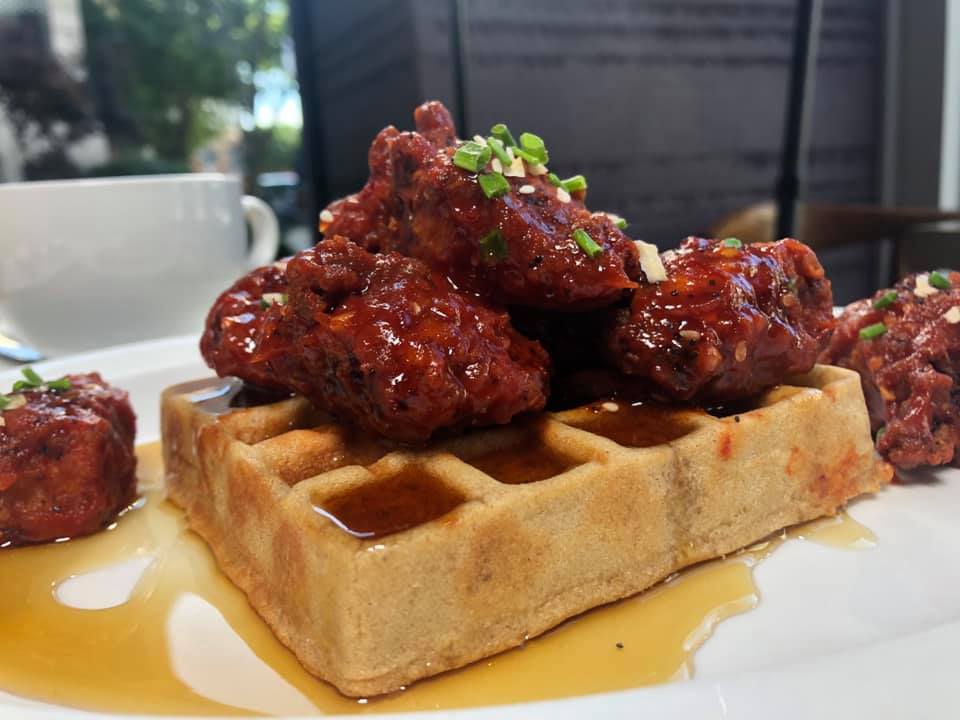 Spicy Chicken and Waffle