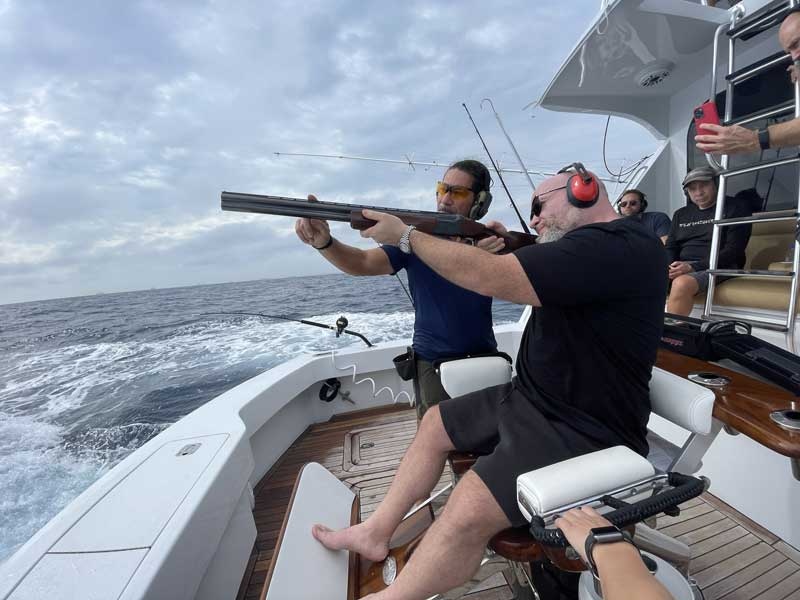 "Yachts n Guns"  Ocean Skeet Shooting Adventure on Private Entertainment Yacht image 5