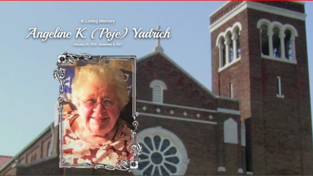 Cover photo for Angeline K. Yadrich's Obituary