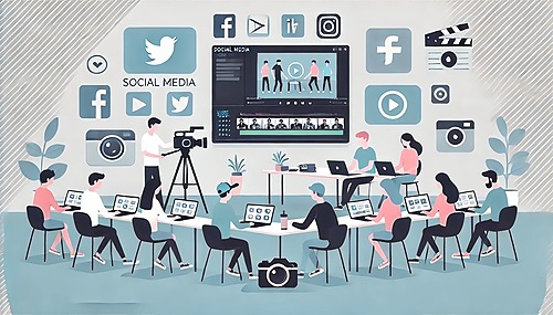 Représentation de la formation : Montage et stratégie vidéo sur les réseaux sociaux