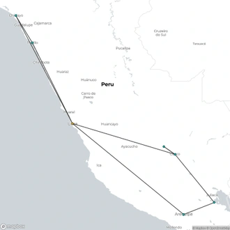 tourhub | Lima Tours | Peru Art & Culture, Italian-speaking guide | Tour Map