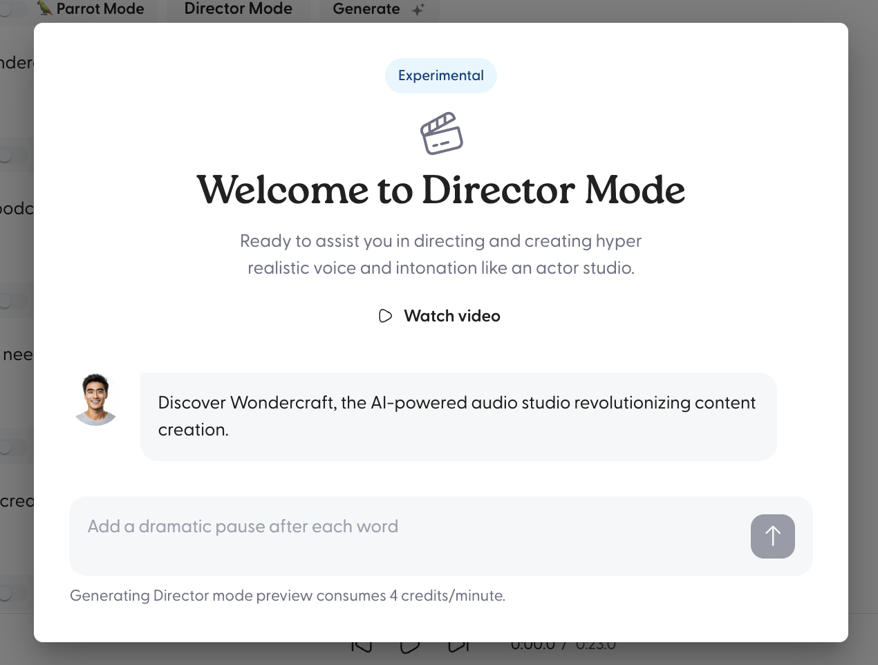 Director Mode 🎬 - User Guide