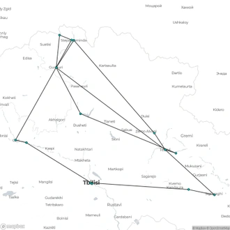 tourhub | Today Voyages | Georgia | Tour Map