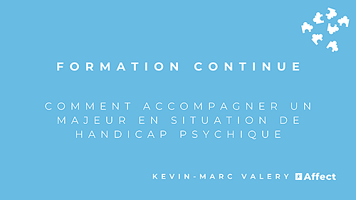 Représentation de la formation : ACCOMPAGNER UN MAJEUR EN SITUATION DE HANDICAP 1 journée, 5 outils - 07/12/2024