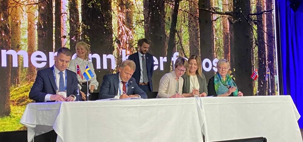 Paper Province signerar avtal med Norwegian Wood Cluster och WoodWorks! Cluster.