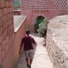 Rabbi Shlomo Ben Lhensh Shrine, Exterior With Man (Ourika Valley, Morocco, 2009)