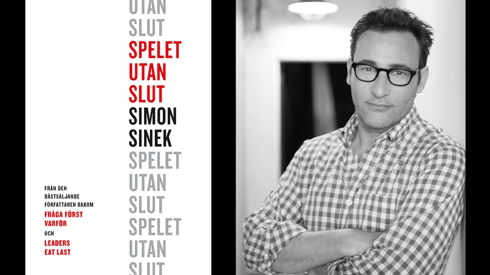 Simon Sinek, aktuell i augusti 2020 med boken Spelet utan slut.