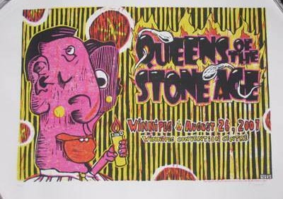Queens of the Stone Age QOTSA Winnipeg 2007 Louis Durand Show Edition   Collectionzz