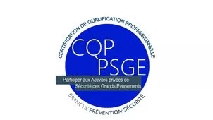 Représentation de la formation : Certificat de Qualification Professionnelle – Participer aux Activités Privées de Sécurité des Grands Evénements - 
CQP PSGE