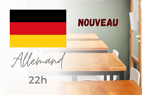 Représentation de la formation : LANGUE - ALLEMAND - 22 heures - Formation individuelle - Certification CLOE RS6436