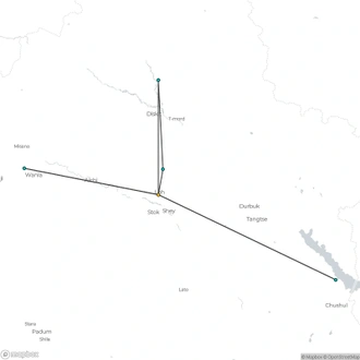 tourhub | Holidays At | Beautiful Ladakh | Tour Map