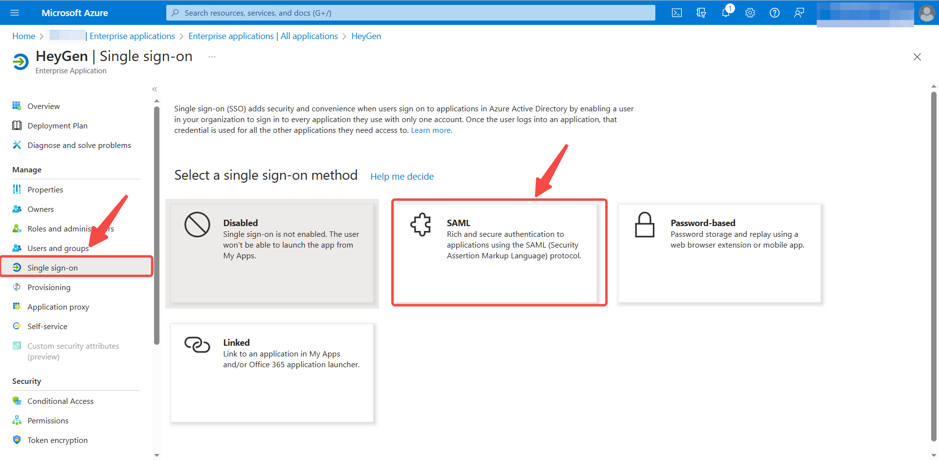 HeyGen SSO Tutorial (Azure)