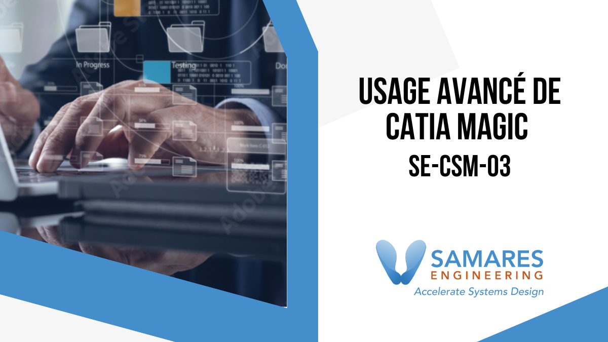 Représentation de la formation : Usage avancé de Catia Magic