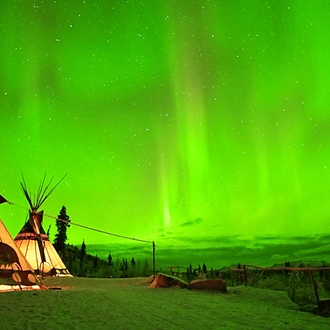 tourhub | Arctic Range Adventure | Best Value Aurora Viewing | Snowshoeing, Wildlife & Hot Springs 