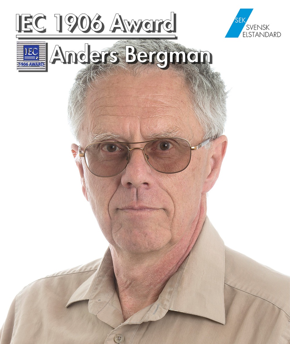 Pristagare 1906 Award – Anders Bergman, IEC TC 14