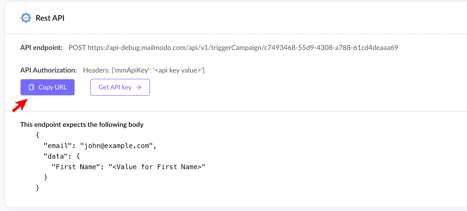 How to get the mmAPI key, template id and campaign id?