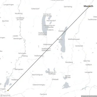 tourhub | Euroadventures | Munich Christmas Markets | Tour Map