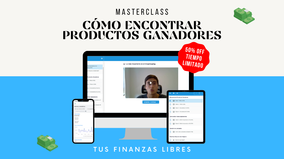 Masterclass Productos Ganadores Tus Finanzas Libres