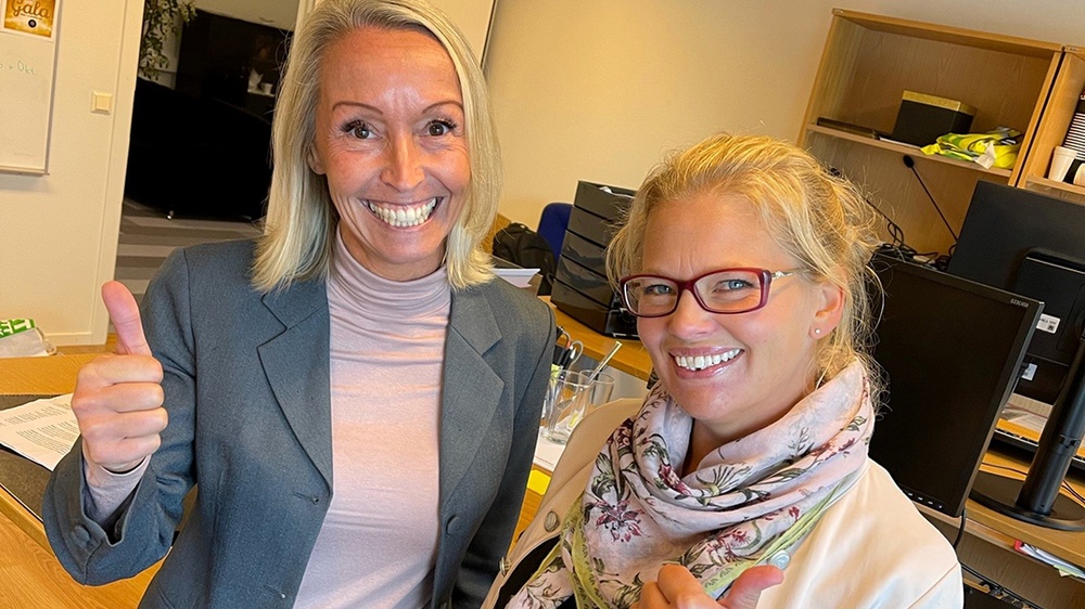 Näringslivsutvecklare Elenor Olofsson och Elisabeth Jonsson, Tanums kommun.