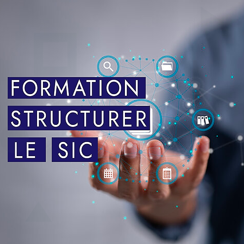 Représentation de la formation : Structurer le SIC (système information commercial) en entreprise