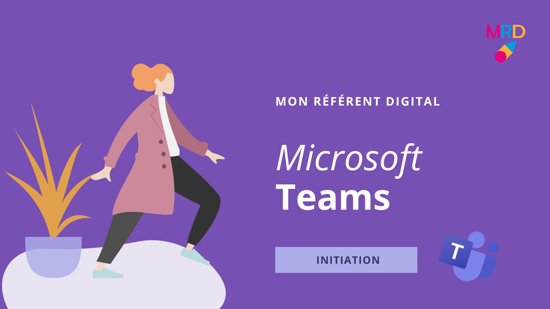 Représentation de la formation : Teams - Les bases de la plateforme collaborative de Microsoft