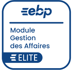 Représentation de la formation : Formation EBP Gestion commerciale Elite Module gestion d'affaires