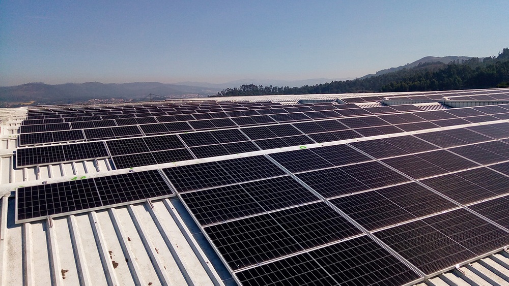 565 kW solcellsprojekt i Portugal