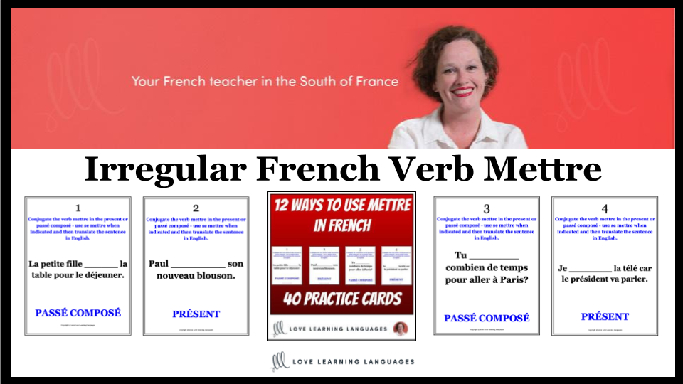 level-a2-french-irregular-verb-mettre-40-practice-cards-love