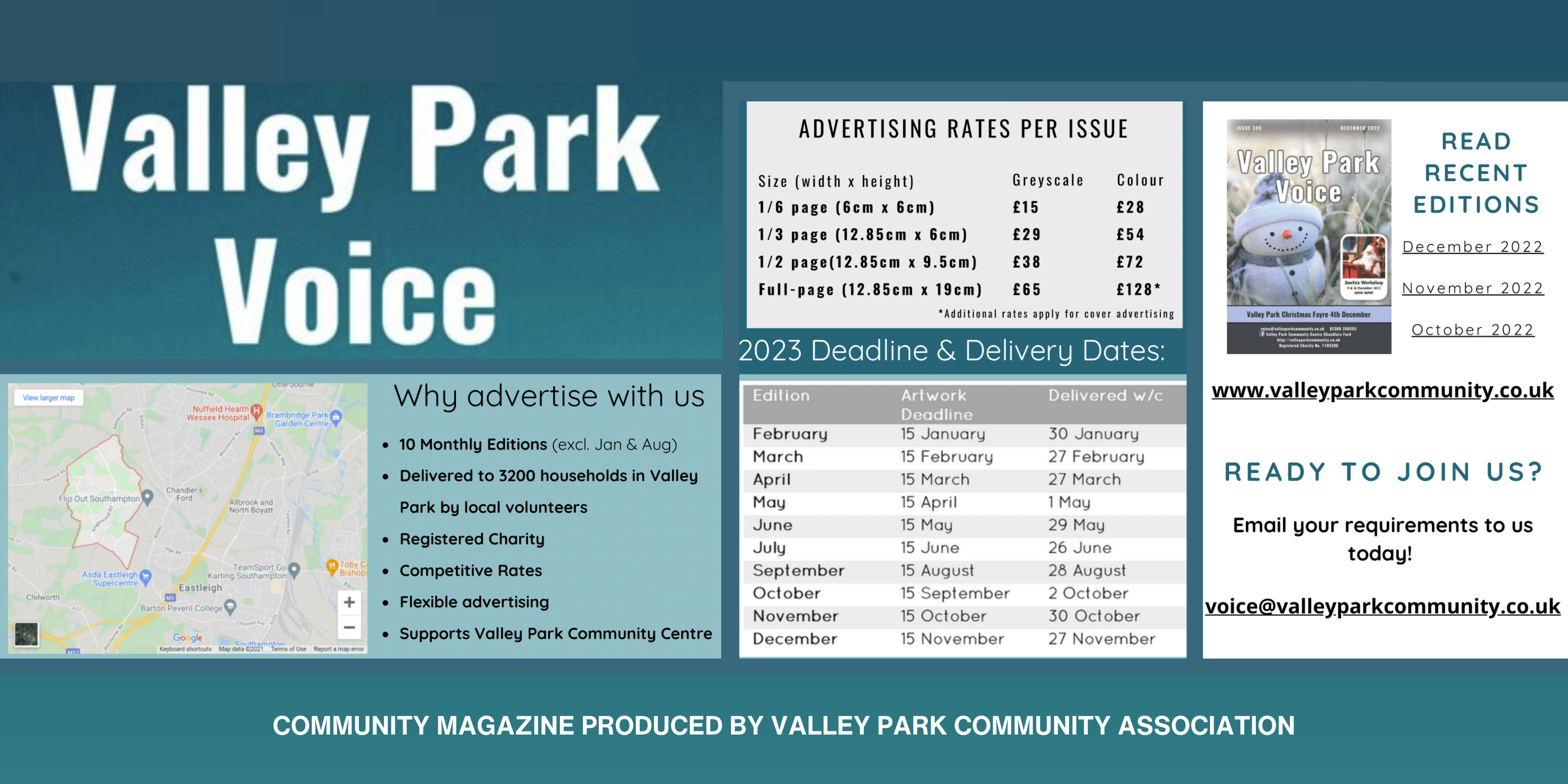 Advertising in the Valley Park Voice (Magazine)