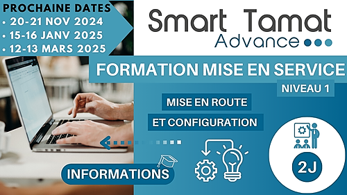 Représentation de la formation : N1 : Mise en route et configuration de base d’un serveur Smart Tamat Advance