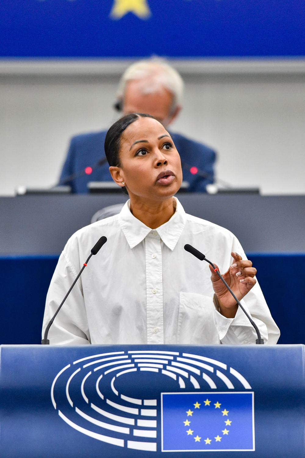 Alice Bah Kuhnke talar i Europaparlamentet