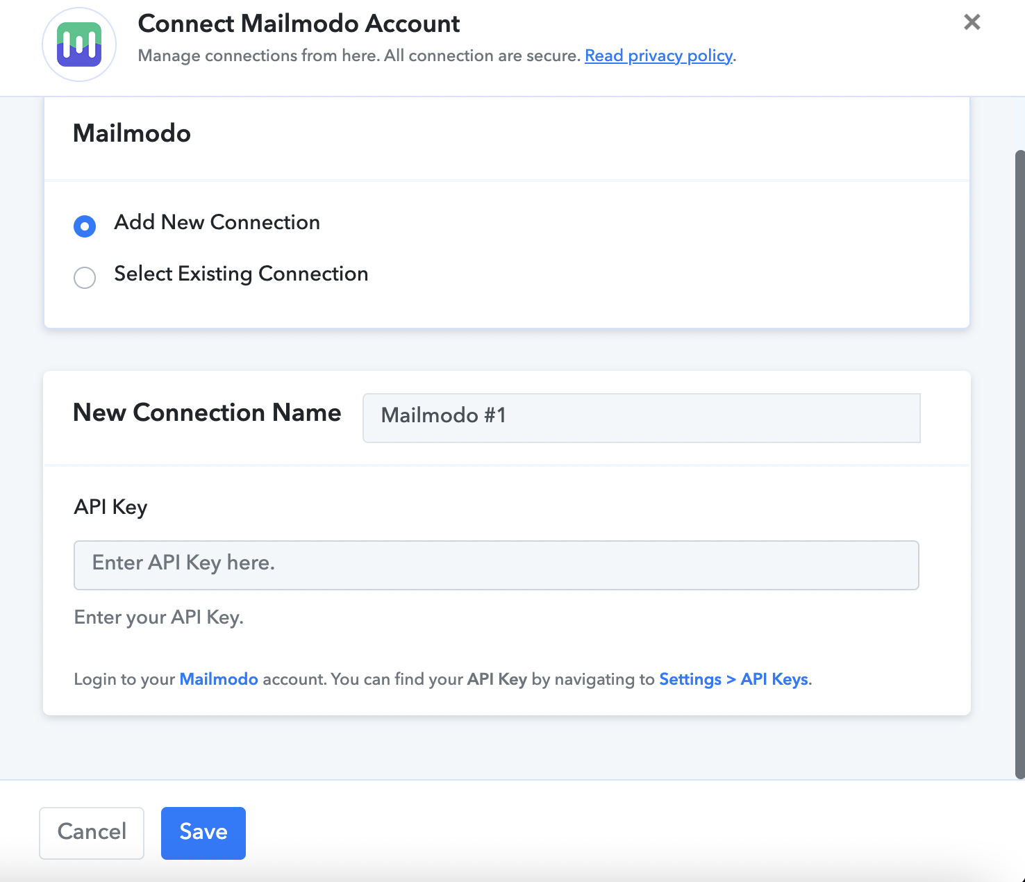 Importing Contacts in Mailmodo via Pabbly