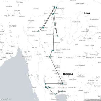 tourhub | Today Voyages | "Explorer" short 9 days English | Tour Map