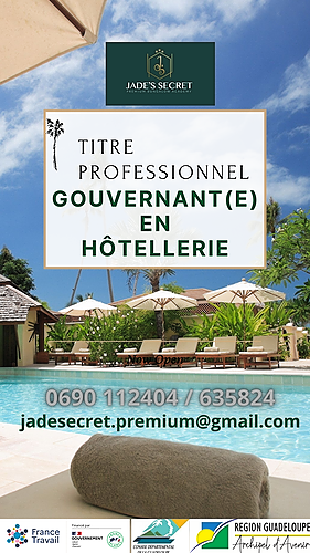 Représentation de la formation : TITRE PROFESSIONNEL GOUVERNANT EN HOTELLERIE  EN CONTRAT D'ALTERNANCE - RNCP34421