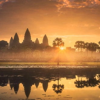 Angkor at sunset