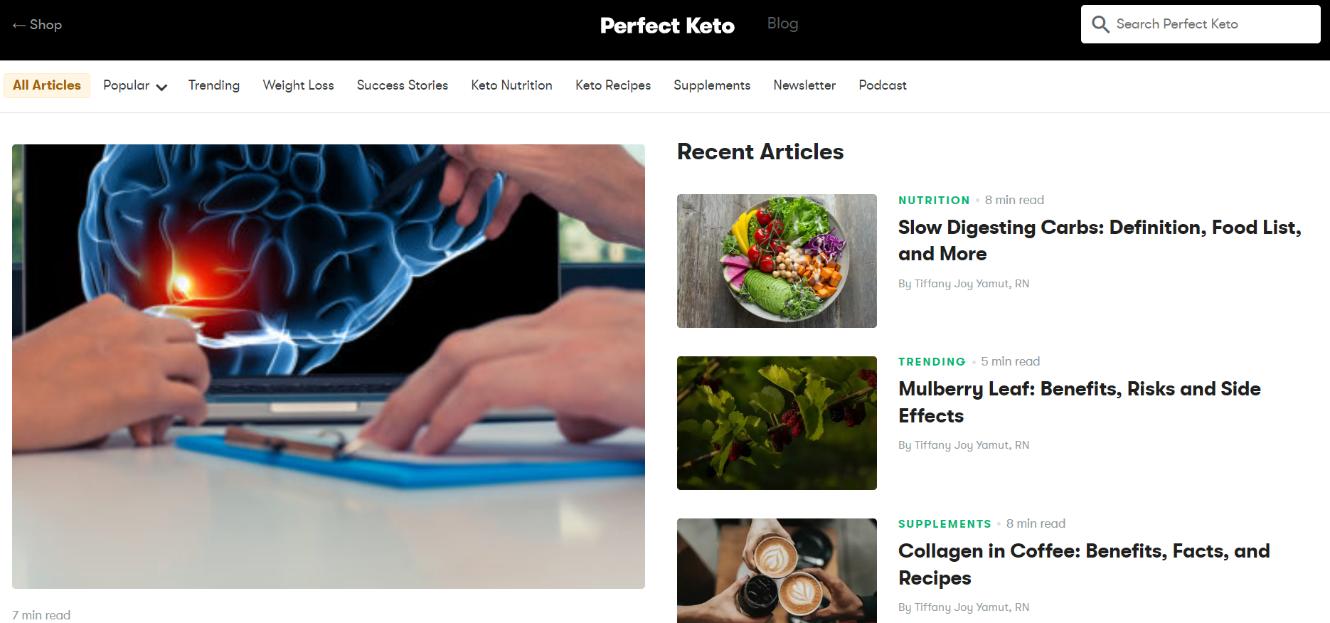 perfect keto blogs