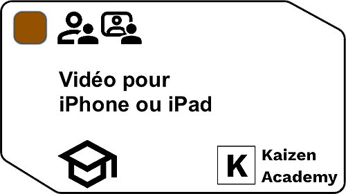 Représentation de la formation : Formation vidéo pour iPhone et iPad 