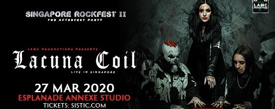 [CANCELLED] Singapore Rockfest II | The Afterfest Party - Lacuna Coil