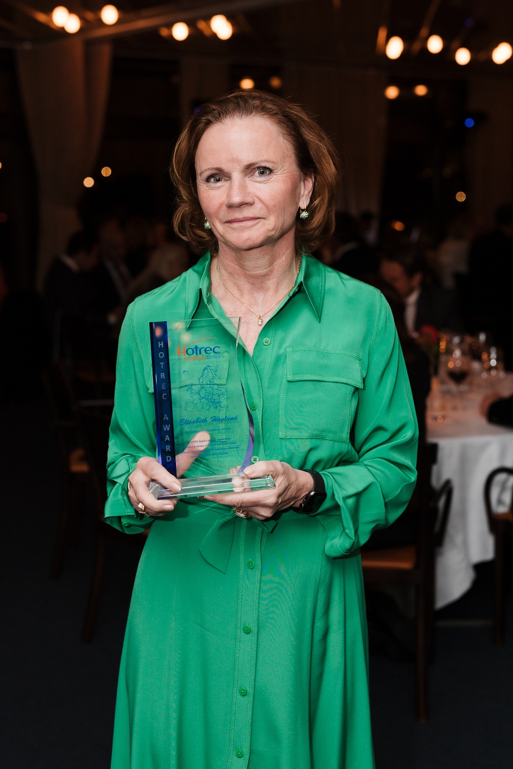 Elisabeth Haglund tilldelas HOTREC AWARD