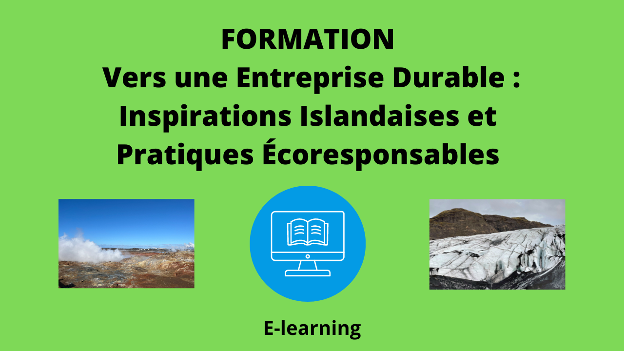 Représentation de la formation : Formation : Vers une Entreprise Durable : Inspirations Islandaises et Pratiques Écoresponsables - E-learning